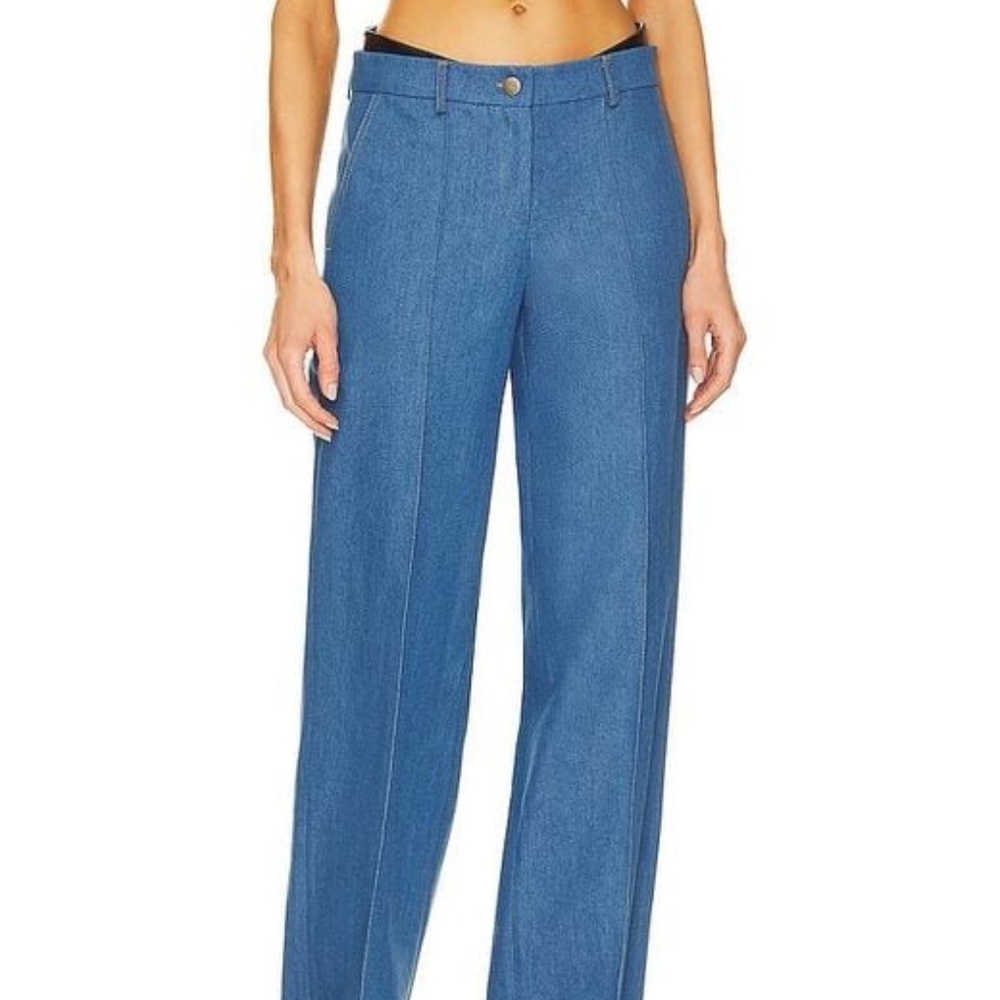 AYA MUSE Women's Blue Ule Trousers